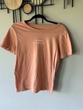 Zoe + Liv Peach 'choose kindness' Short Sleeve Tee